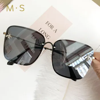 2018 Epocă ochelari de Soare pentru Femei ochelari de Soare Patrati Femei Oglindă Ochelari Moda Clasic Feminin Aliaj Picioare Oculos UV400