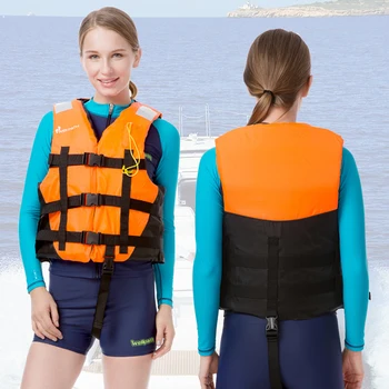 Copii vesta de salvare jacheta fluier de înot pentru adulți/copii vestă de salvare plutind cu barca de salvare de pescuit de siguranță a apei sport