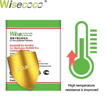 WISECOCO 5050mAh Baterie Pentru Blackview BV4000 Pro Telefon Mobil În Stoc cele mai Recente de Producție de Înaltă Calitate Baterie+Numărul de Urmărire