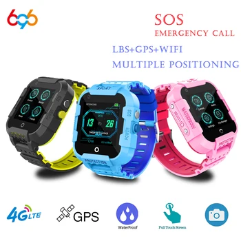 696 DF39Z 4G Copii Ceas Inteligent GPS Wifi Tracker Smartwatch cu Ecran Tactil SOS SIM Telefon rezistent la apa Copii Cadou Ceas Camera