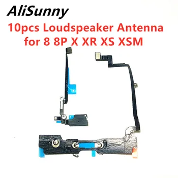 AliSunny 10buc Difuzor Antenă Cablu Flex pentru iPhone 8 Plus X XS Max XR Wi-Fi gratuit Sonerie Buzzer Conector Panglică Piese