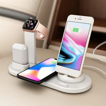 HIPERDEAL 2019 Nouă Încărcare Wireless Qi Charger Stand Pentru iPhone Pentru Apple Watch Suport Pentru Apple Airpods 3in1 Jy8