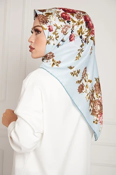Femei Îmbrăcăminte Hijab Prima Clasa Eșarfă Tesatura Tafta Turc A Făcut Cu Model Eșarfă Turcia Colorate Arabi Din Dubai Musulman Clothin