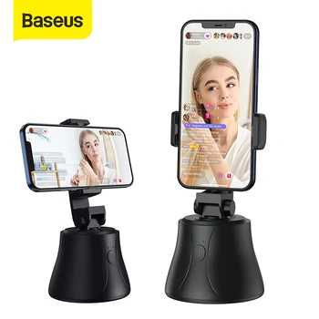 Baseus Inteligent Bluetooth Selfie Stick-360° Rotație Al Următoarele Împușcat Cap Trepied Auto Față de Obiect de Urmărire Hands-free de Fotografiere