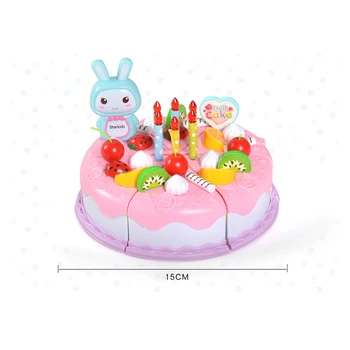 37Pcs DIY Pretinde Bucătărie de jucărie Jucării de Fructe Tort de Tăiere Jucarii de Bucatarie Alimente Fată Jocuri Play