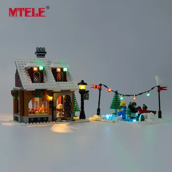 MTELE Brand de Lumină LED Kit Pentru Creator Winter Village Bakery Jucării Compatibil Cu 10216