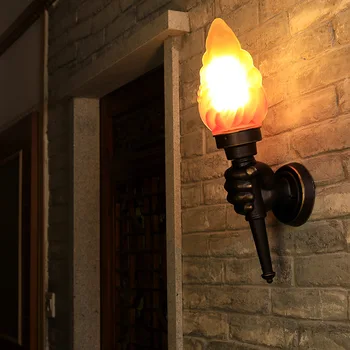Creative lanternă de mână lampa de perete lumina in aer liber, grădină, curte, veranda, living, dormitor, scara culoar, coridor restaurant lumină WF1010