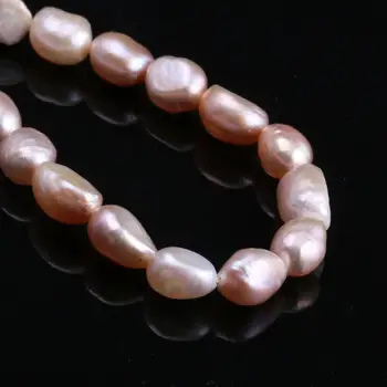Noi neregulate alb roz violet pearl margele Simplu și elegant de partid bijuterii cadou perla dimensiunea de 8-9mm