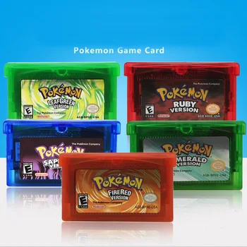 Seria Pokemon GBA Carte de Joc Pentru Nintend NDSL GB, GBC GBM SP