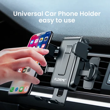FLOVEME Universal Auto Blocare Hidraulic Auto Suport de Telefon Pentru iPhone 12 Pro Max 11 XR Aerisire Montare Suport Telefon Mobil Suport Auto