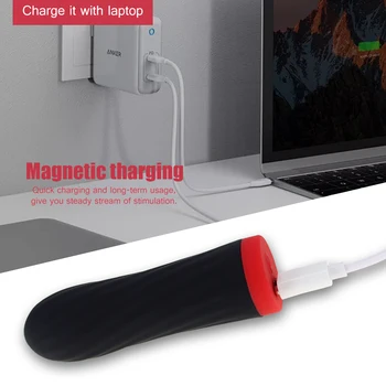 Glont Vibrator cu Incarcator USB 10 Viteza Mini G Spot Masaj pentru Femei Vibrator Vibe Stimulator Clitoris Afemeiat Jucărie de Sex Feminin