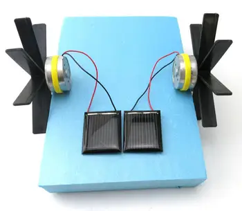 DIY Jucării Solare Tehnologia de Producție Mici Model de Barca cu Zbaturi Roată de Luare de Invenție Experiment științific Știința Jucărie Desigur Model