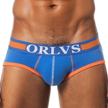 ORLVS 6PC/LOT Brand Confortabil Lenjerie intima Barbati Boxeri iute Uscat ochiurilor de Plasă de Bumbac Cueca Tanga Hombre de sex Masculin Chiloți pentru Bărbați Chiloți ochiurilor de Plasă