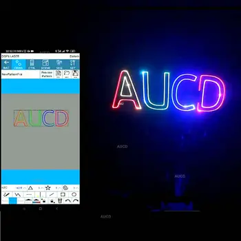 APP Bluetooth de la Distanță Contorl Program RGB cu Laser Proiector Iluminat DMX Fascicul de Nunta Crăciun Animație de Scanare DJ Petrecere, Spectacol de teatru de Lumina