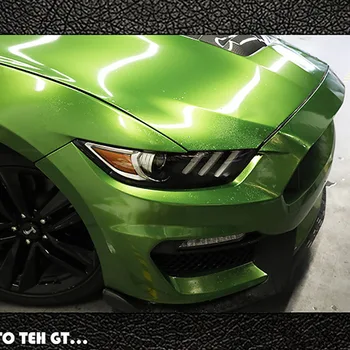 Pentru Ford Mustang 2018 2019 2020 gt Auto Far Stop Film de Protecție Autocolant TPU Negru Transparent Rezistent la zgarieturi