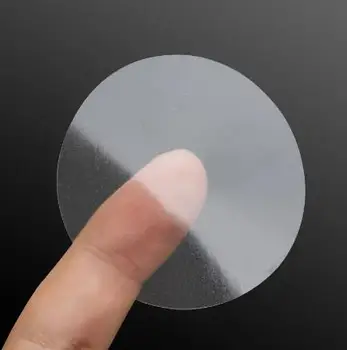 13/19/32/50mm Mici cu diametru mare rotund transparent etichete cerc de Etanșare din PVC etichete rotunde clare autocolante, autocolant transparent