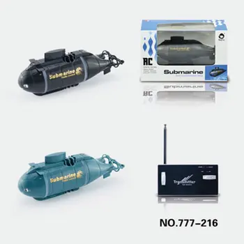 Mini RC Submarin Barca de Viteza de Control de la Distanță Drone Submarin Simulare Cu Lumina LED-uri Impermeabil Wireless RC Model de Submarin de Jucărie