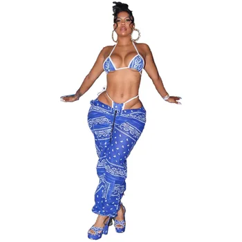 61CY8035 Toamna Iarna Femei de Moda Casual în aer liber Acasă Element de Stil Etnic Print Pantaloni Largi Fierbinte