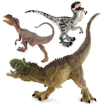 Jurassic Dinozaur Velociraptor Actiune Si Jucărie Cifre Model Animal Colecție De Învățare Și Educaționale, Copii, Băiat Ziua De Nastere Cadou