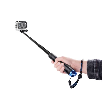 Selfie Sticks Auto Portabil Stâlp Extensibil Stick Monopod + Suport de Telefon pentru Go Pro HERO 9 8 7 6 5 xiaomi yi4k sjcam sj5000