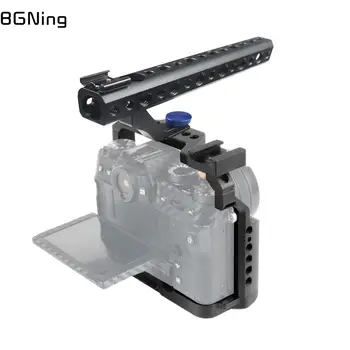 Camera Cage Rig Mâner de Top Hot Shoe Mount pentru DSLR Fujifilm XT-20 XT-30 Fuji XT20 XT30 Stabilizator de Formă-a se Potrivi Cadru de Protecție