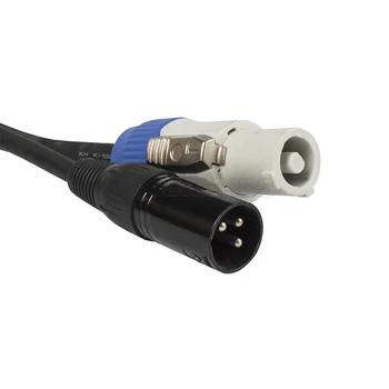3 Metri/ 2 Metri Lungime Combinație Powercon Plug Cablu DMX Linia de Alimentare Accesorii de Iluminat Pentru Stadiul de Nunta DJ Disco SHEHDS