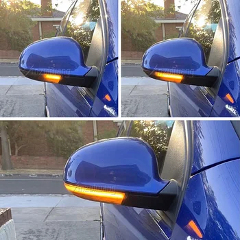 Apa Clipi Dinamic Curge Oglinda Laterala LED Lumina de Semnalizare Pentru VW Passat B5.5 B6 R36 R32 Jetta MK5 Golf 5 GTI Sharan SuperB