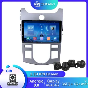OKNAVI Android 9.0 Pentru Kia Cerato 2 2008-2013 Auto 2 Din Auto Radio 4G WIFI BT Carplay DSP Camera Video Multimedia Navigare GPS