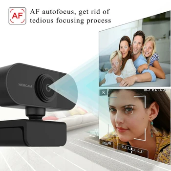 2K HD Webcam Focalizarea Automată Cu Microfon Rotativ Desktop PC Camera Web USB Cam Mini Calculator WebCamera Cam Înregistrare Video de Munca