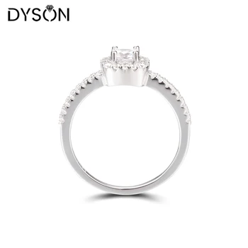 Dyson Argint 925 Inel de Cristal Zirconia de Logodna Romantic Nunta de Design Brial Inel pentru Femei Clasic Bijuterii Fine