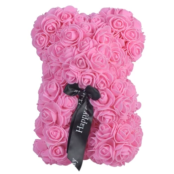 2020 Vânzare Fierbinte 25cm Spumă de Săpun Urs de Trandafiri Teddi Urs Floare Trandafir Artificial de Anul Nou Cadouri pentru Femei Îndrăgostiților Cadou de Crăciun