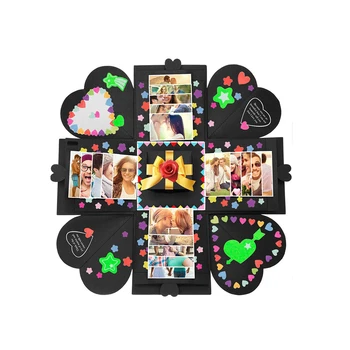 DIY Explozie Cutie de Cadou de Ziua Îndrăgostiților Romantic Album Foto Explozie de Dragoste Cutie Pentru Ziua de nastere Surpriza Cadou 15x15x15cm