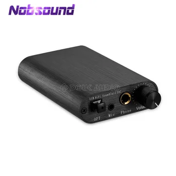 Nobsound Mini HiFi Sound Card DAC TDA1387 USB 8X Decodare Audio Amplificator pentru Căști DTS/AC3 Coaxial Ieșire Digitală Optică