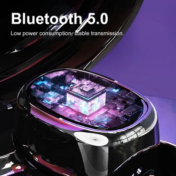 Touch Control TWS Bluetooth 5.0 set cu Cască fără Fir Căști Impermeabil Sport Căști de Reducere a Zgomotului cu LED Digital Display