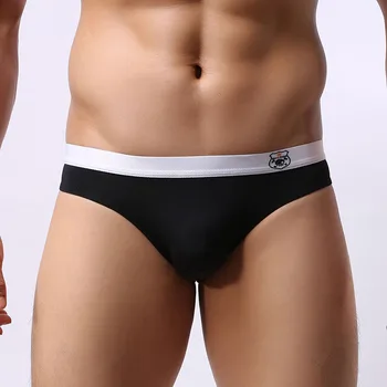 Brand Curajos Persoană Bărbați gay Boxeri Lenjerie Sexy Boxeri de Talie mică Chiloți Nailon Barbati Bikini ropa interior de hombre