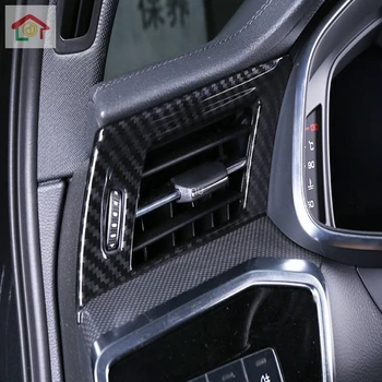 Pentru Audi A6 C8 2019 Styling Auto Scaunului Din Față, A/C Fantele De Aerisire Capac Panou Ornamental Cadru Autocolant De Interior Accesorii