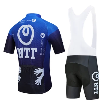 2020 NOU NTT ciclism jersey 20D biciclete pantaloni scurți set MTB Ropa Ciclismo barbati maneca scurta Dimensiunea datelor de biciclete tricouri port Maillot