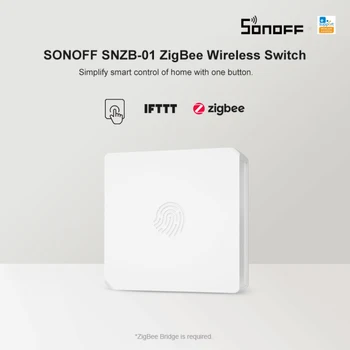 Noi SONOFF SNZB-01 Zigbee Wireless Smart Home Comutator de baterie slabă Notificare pe e-WeLink Lucru App Cu SONOFF ZBBridge IFTTT