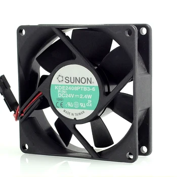 2 buc Pentru Sunon 80X80X25mm KDE2408PTB3-6 8025 24V 2.4 W 80mm server invertor ventilatoare axiale de răcire
