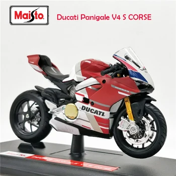 Maisto 1:18 Ducati Panigale V4 S CORSE turnat sub presiune Model de Motocicletă de Jucărie Bicicleta