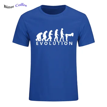 Evoluția Omului Sex Dragoste Cadouri T Shirt Pentru Barbati, de Bumbac, Guler Rotund Maneci Scurte Amuzante Vara T-shirt, Blaturi Tee