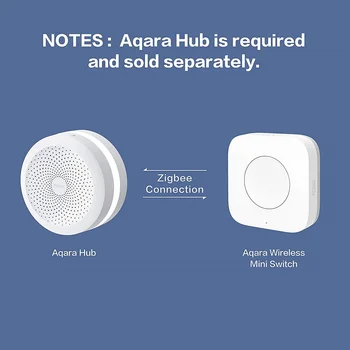 Aqara Wireless Mini Comutator Zigbee Conexiune Versatil 3-way Butonul de Control pentru Dispozitive Inteligente Compatibile cu Apple HomeKit