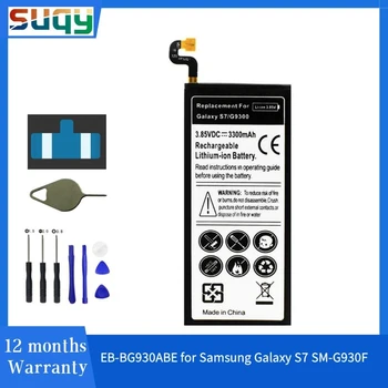 Suqy Bateria pentru Samsung S7 Baterie pentru Samsung Galaxy S7 SM-G930F G930FD G930W G930A G930V G930T G930FD G9300 Baterii Instrumente