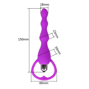Anal Glonț G Spot Vibratoare Jucarii Sexuale Pentru Femei Bărbat Homosexual Anal Margele Dop De Fund Vibratoare Jucarii Masaj De Prostata Penis Artificial Vibratoare