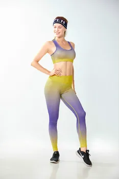 2021 Porturi Sutiene+Pantaloni Lungi Yoga Sport Set Din Doua Piese Pentru Femei Antrenament Set Exercitarea Femei Fără Mâneci Îmbrăcăminte Pentru Femei
