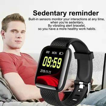 116 PLUS Brățară Inteligent D13 Rata de Inima tensiunea Impermeabil Ceas Inteligent Sport Smartwatch