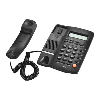 Telefon Birou Telefon Telefone Telefon cu Fir, Telefon Fix Ecran LCD de IDENTIFICARE a Apelantului Volum Reglabil Calculator Ceas Deșteptător