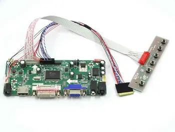 Yqwsyxl Control Board Monitor Kit pentru LTN101NT08-W01 LTN101NT08-T01 HDMI+DVI+VGA LCD ecran cu LED-uri Controler de Bord Driver