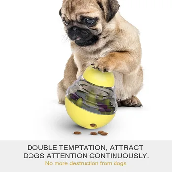 Interactive Jucării Câine IQ Alimente Mingea Jucărie mai Inteligent Alimente Caini Trata Dozator pentru Câini Pisici Joc de Formare de Animale de companie de Aprovizionare