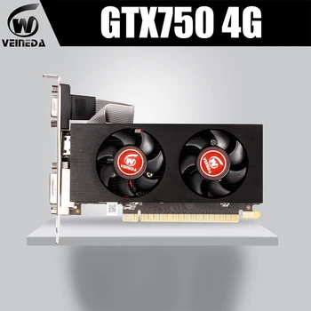 Veineda GTX750 4GB GDDR5 placa video de Gaming Desktop PC Grafica Video suport Carduri DVI, PCI-E X16 2.0